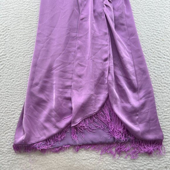 Ramy Brook | Dana Fringe Midi Dress In Maui Lilac XXS - Picture 6 of 11